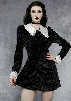 Last Days Velvet Mini Dress
