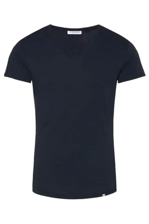 Navy OB V-Neck Tee